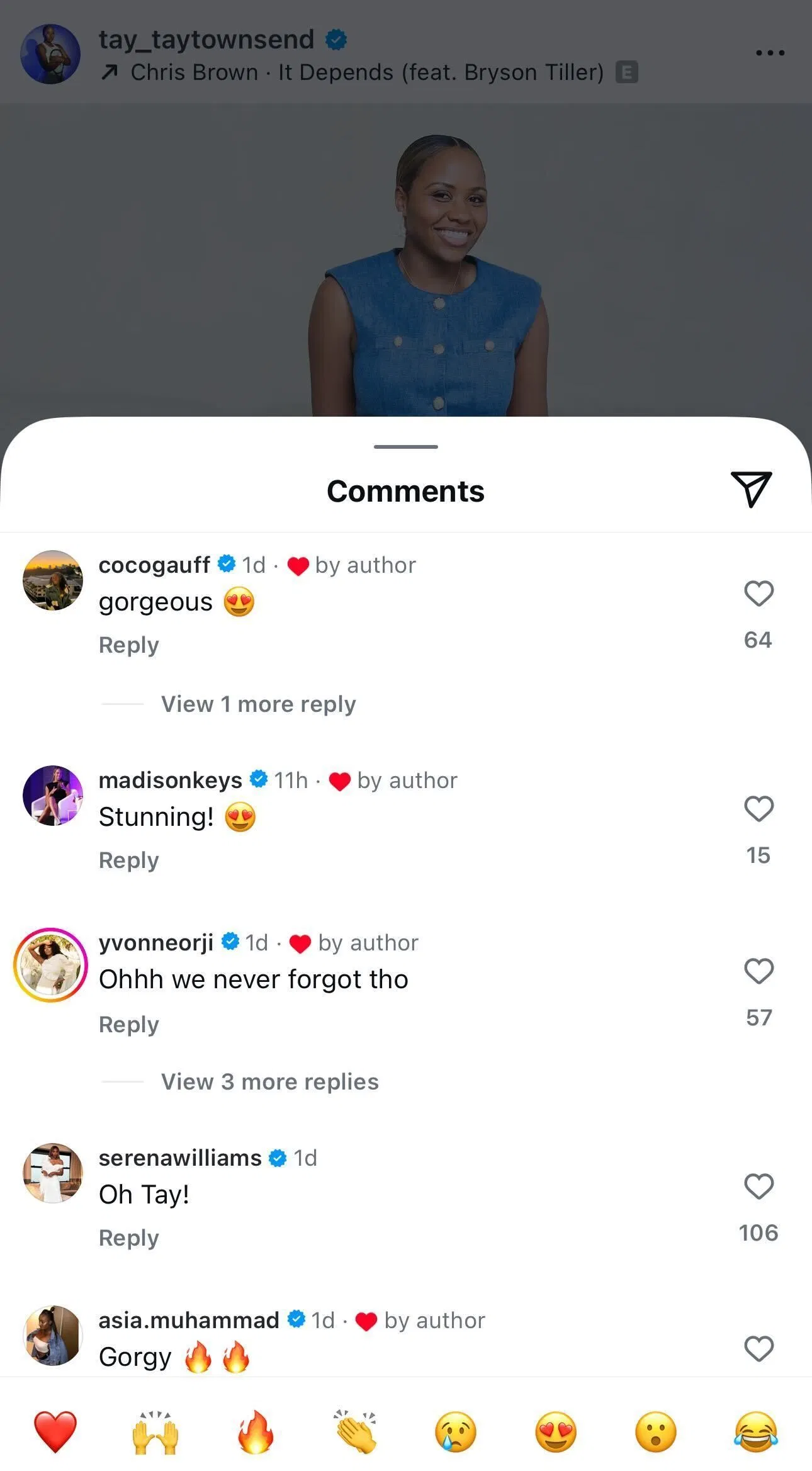 Comments section