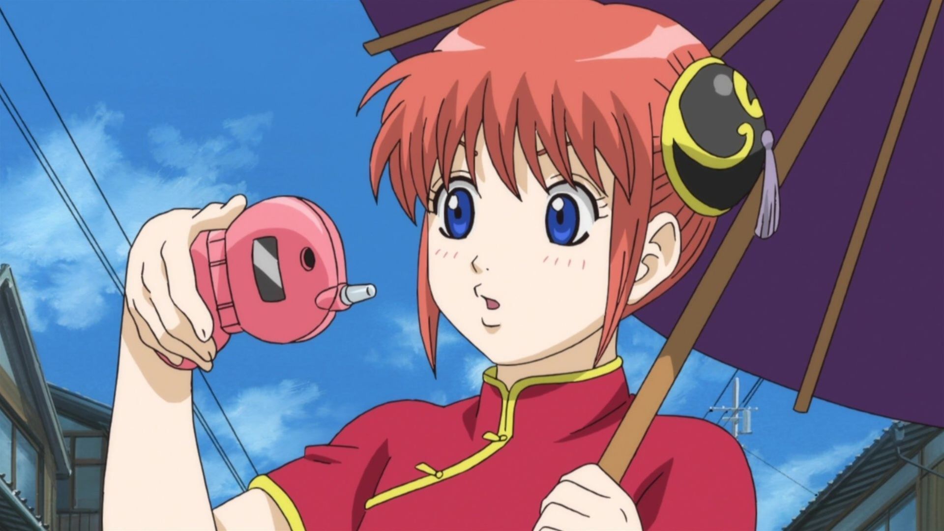 One of the aliens in anime, Kagura (Image via Sunrise)