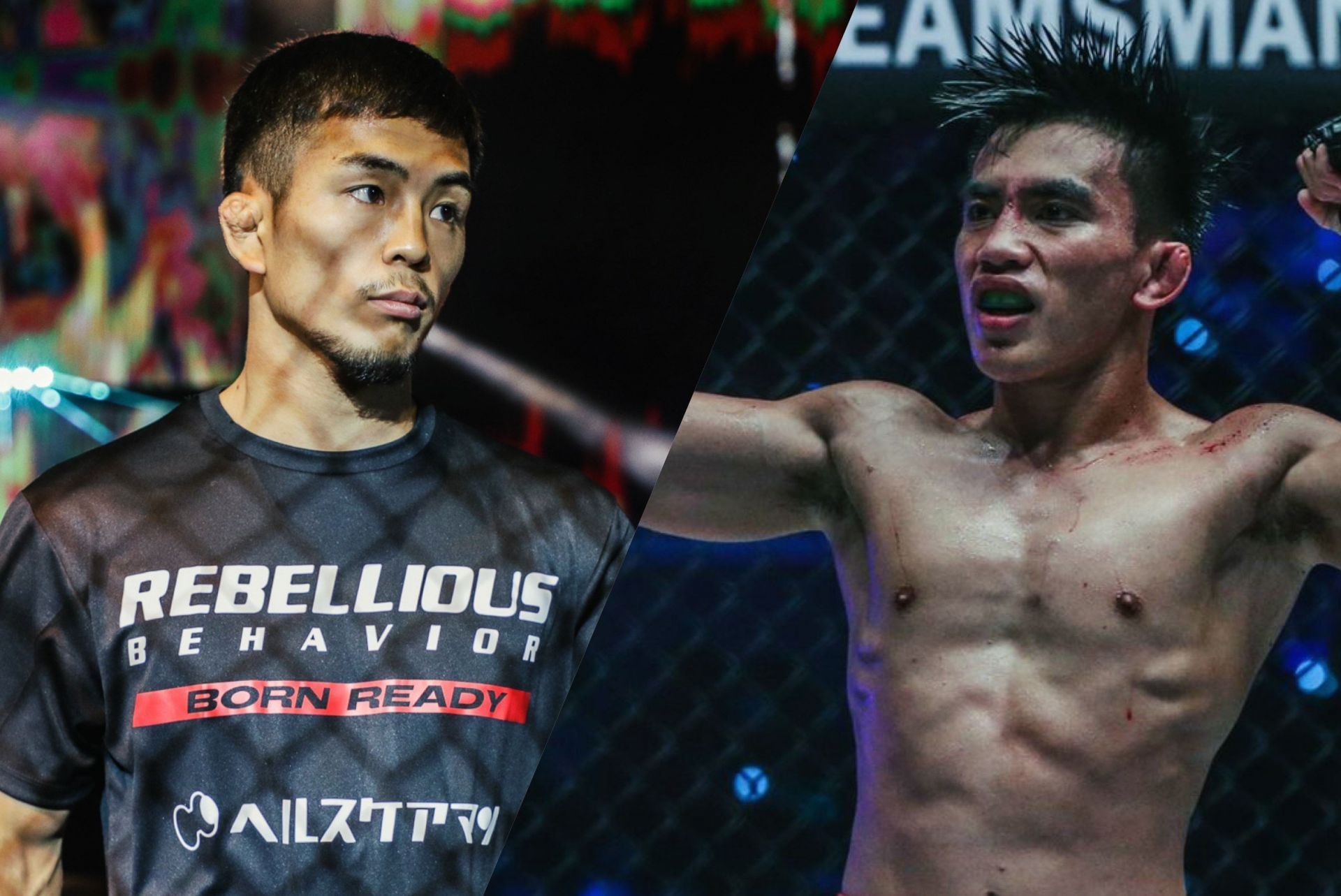 (From left) Yuya Wakamatsu and Joshua Pacio. [Images from ONE Championship]