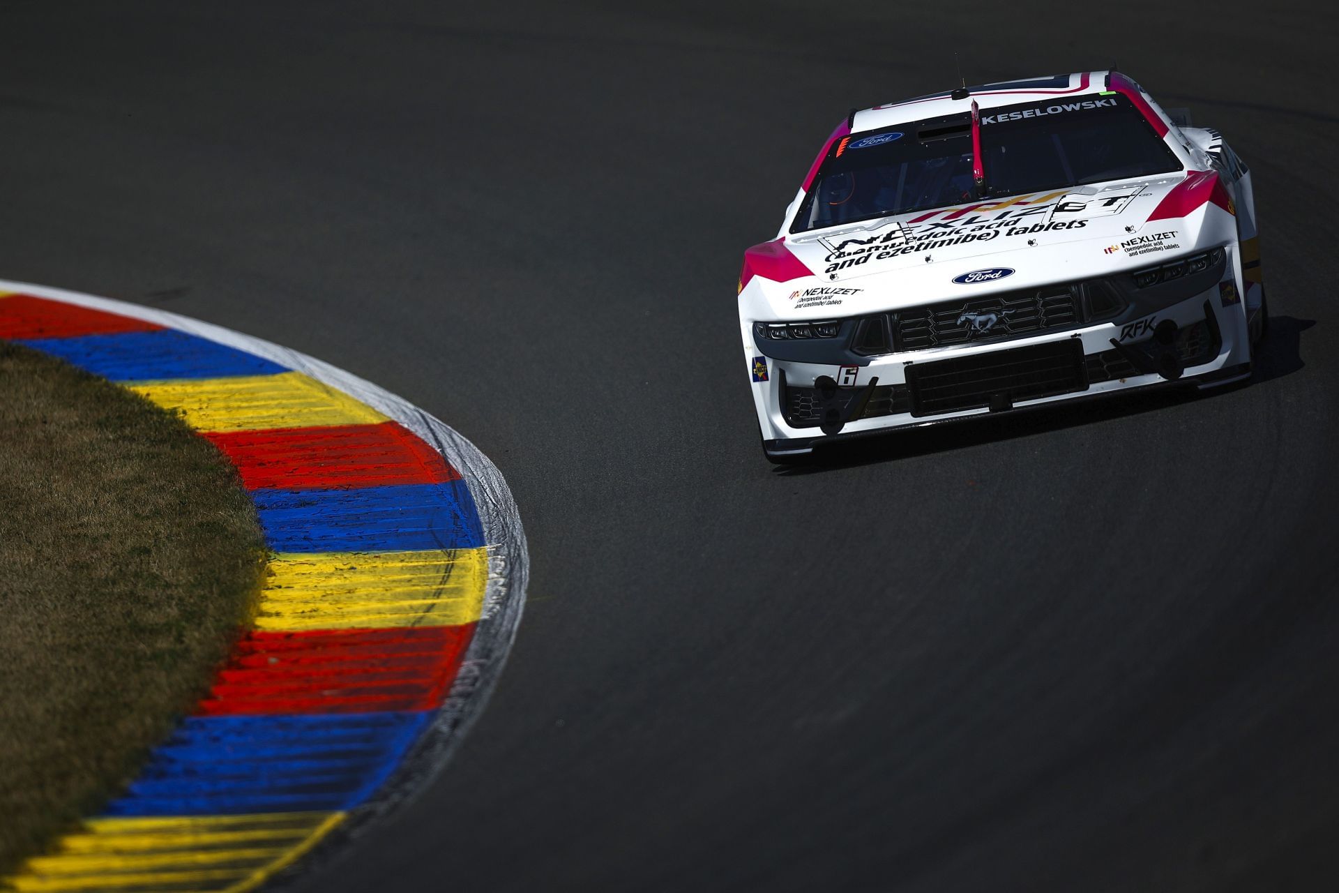Brad Keselowski (6) during the NASCAR Cup Series Go Bowling at The Glen. Source: Getty