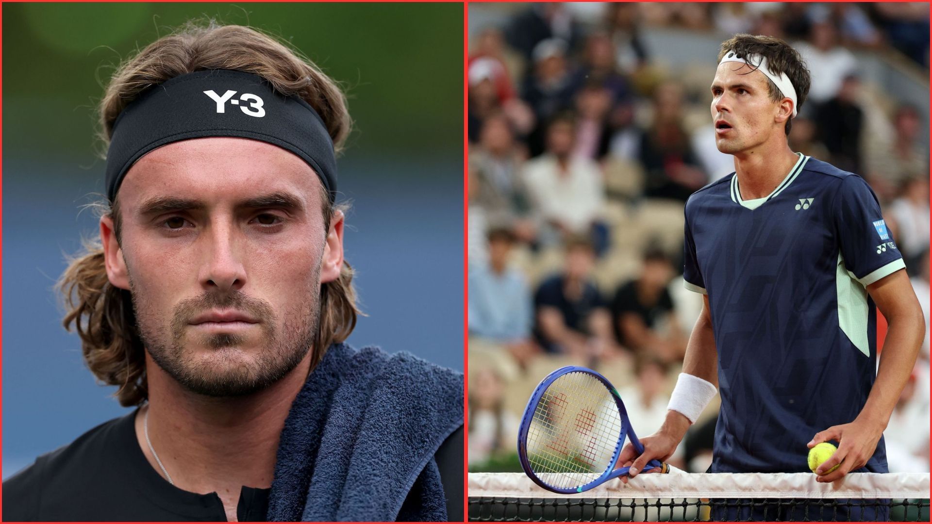 Stefanos Tsitsipas (L) Daniel Altmaier (R) | Getty