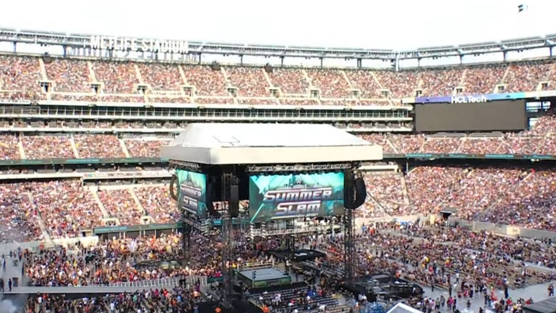 WWE SummerSlam 2025 set (Image via WWE