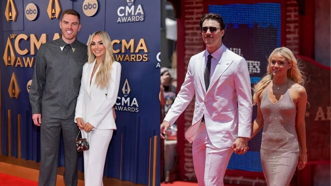 Paul Skenes' girlfriend Olivia Dunne drops 2-word reaction to Freddie Freeman's wife turning up the glamor in one-shoulder dress