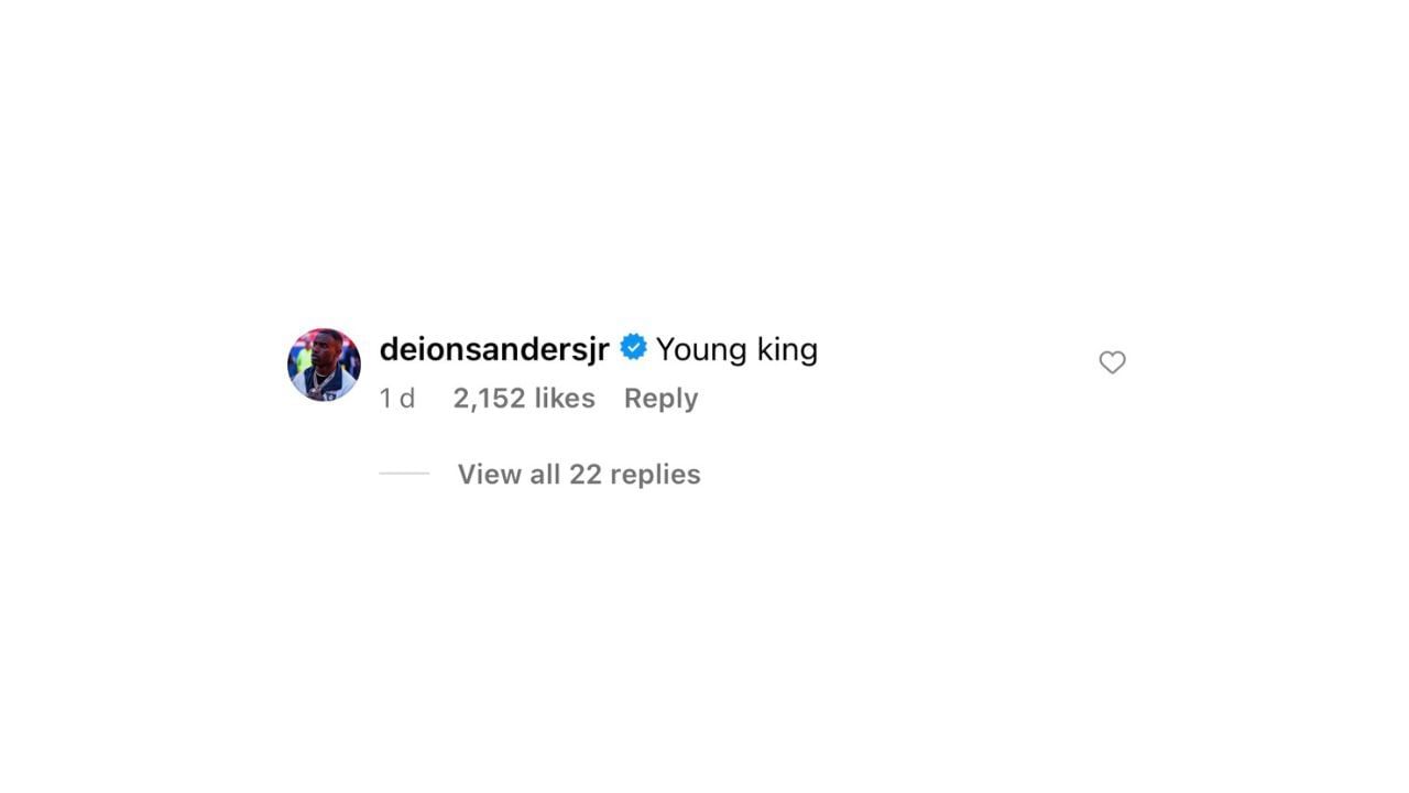 Image Credit: @shedeursanders/Instagram