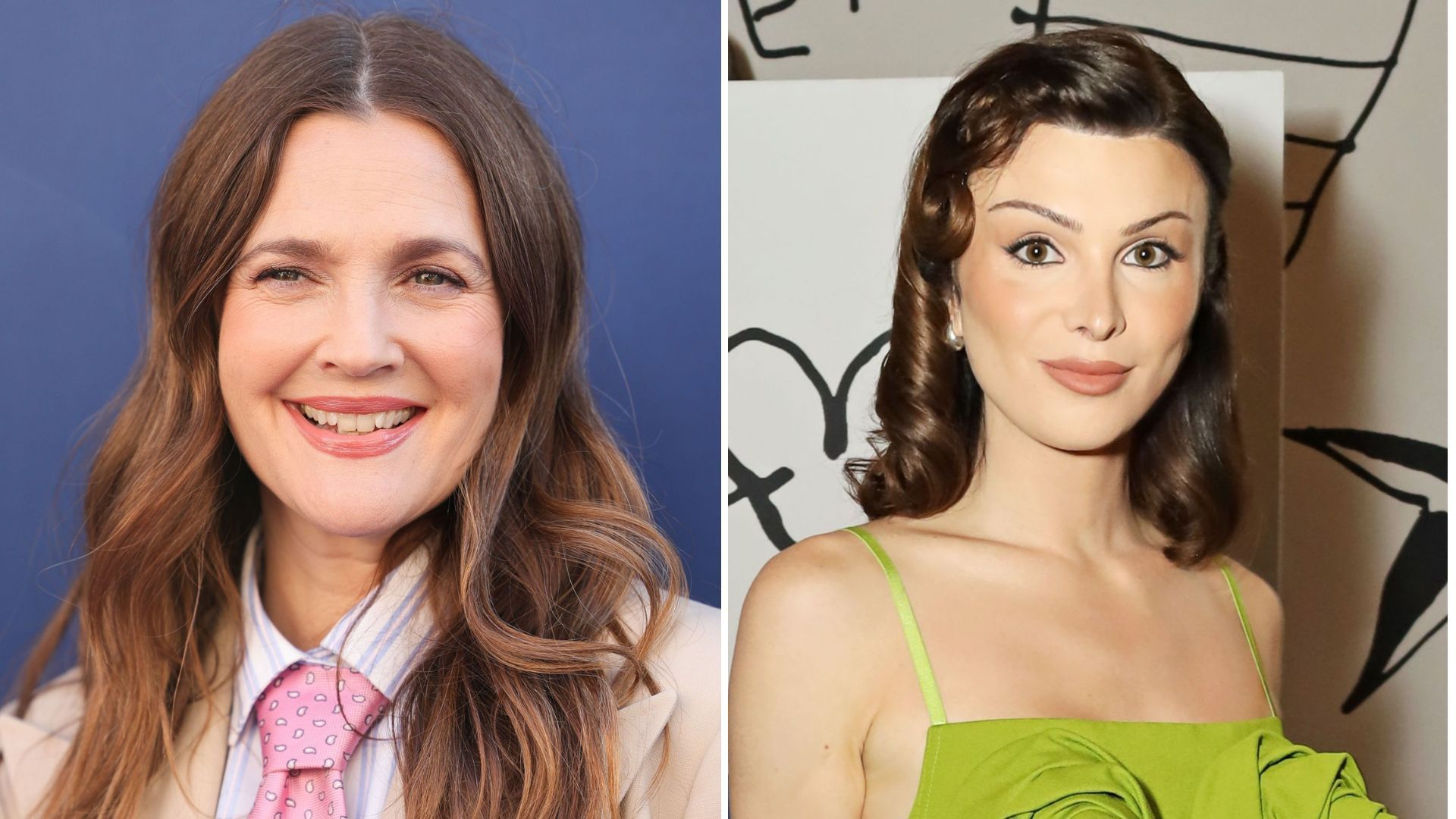 Drew Barrymore (L) and Dylan Mulvaney (R) (All Images via Getty)
