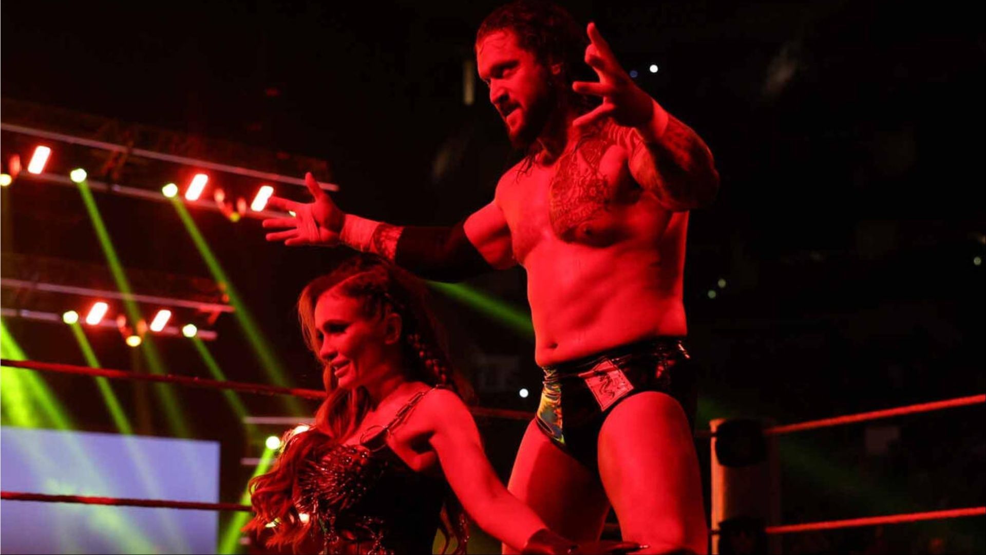 Karrion Kross and Scarlett Bordeaux. (Photo: WWE.com)