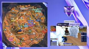 Free Fire Max India Cup 2025 League Day 1: Overall points table and highlights