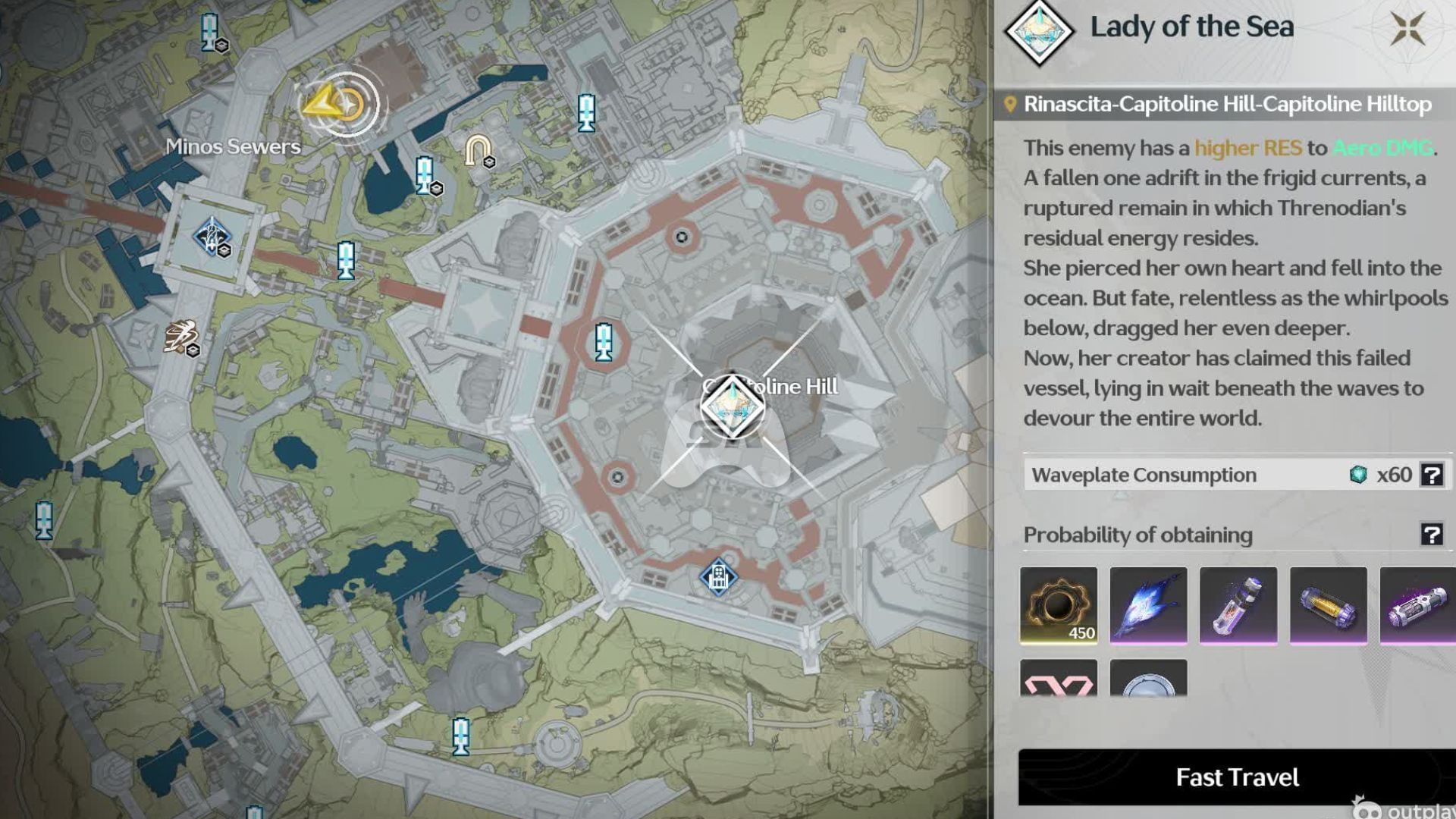 Boss location (Image via Kuro Games, SK Gaming)