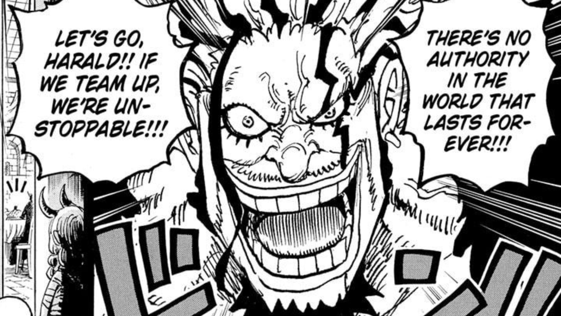 Xebec as seen in the manga (Image via Shueisha)