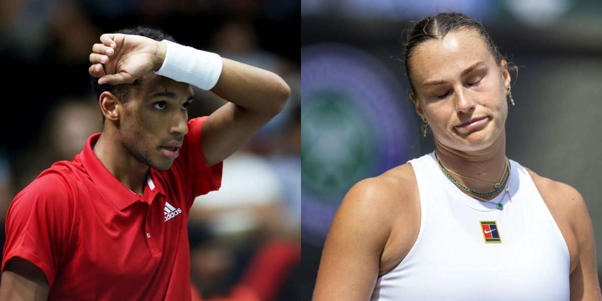 Felix Auger-Aliassime, Aryna Sabalenka feel the heat, literally, at Cincinnati Open (Source: Getty)