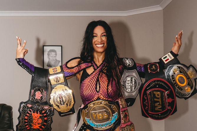 Mercedes Mone subtly reveals the end goal of her belt collector gimmick