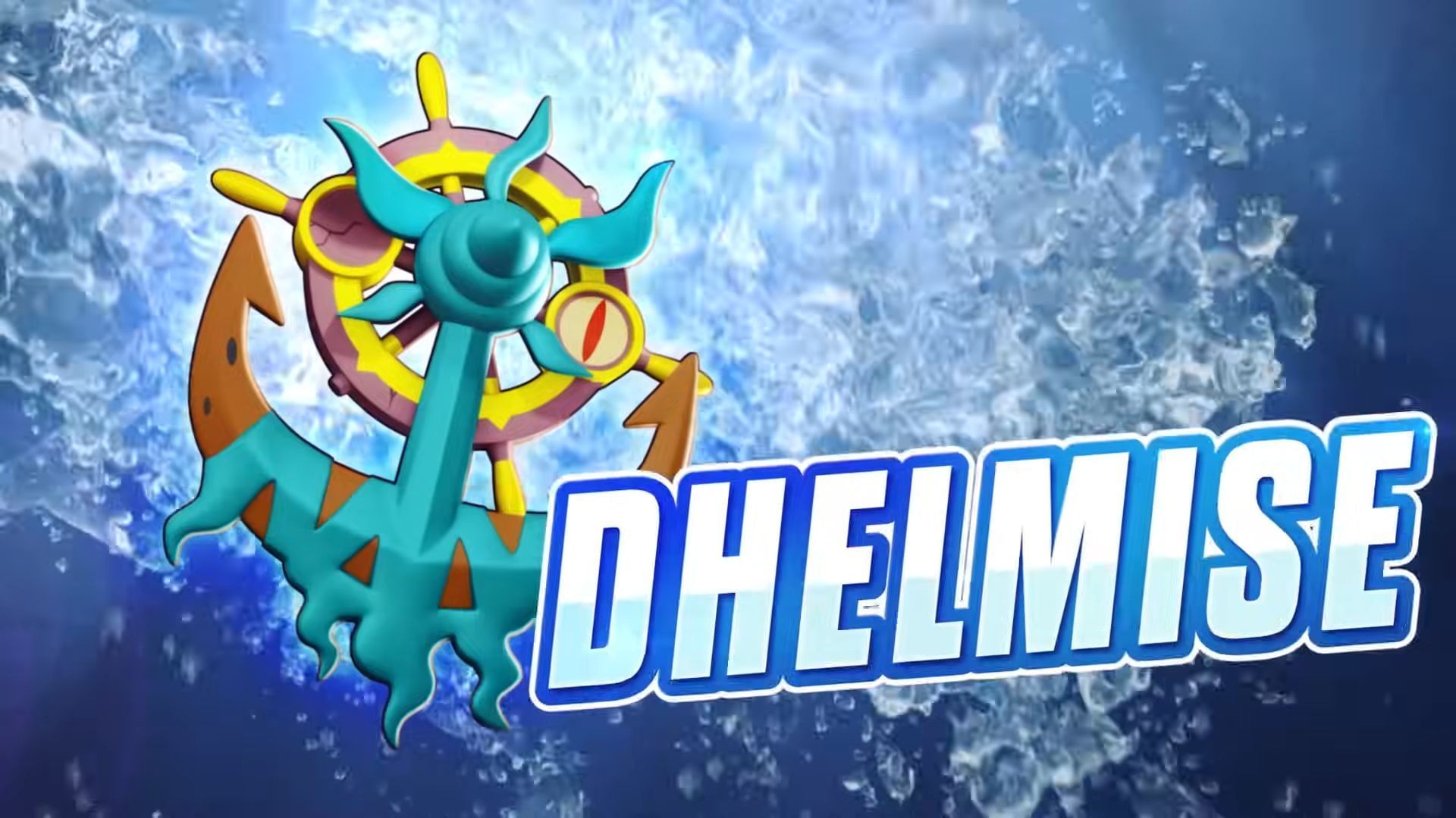 Dhelmise, as revealed in the announcement (Image via The Pokemon Company)