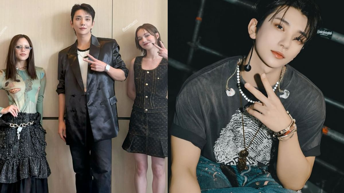 “A successful carat”- Emma Myers and SEVENTEEN Joshua’s meeting delights fans at ‘Wednesday’ season 2 Doom Tour with Jenna Ortega