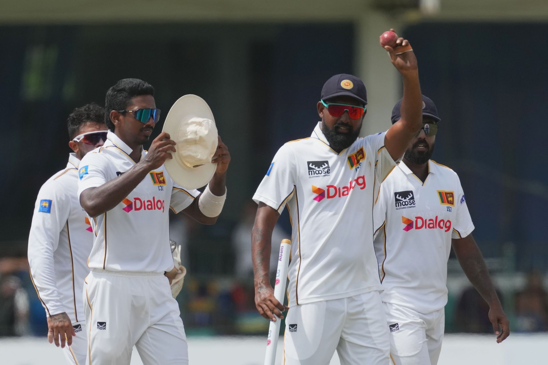 With 66.67 percent points, Sri Lanka are placed second on the WTC points table. [P/C: Getty]