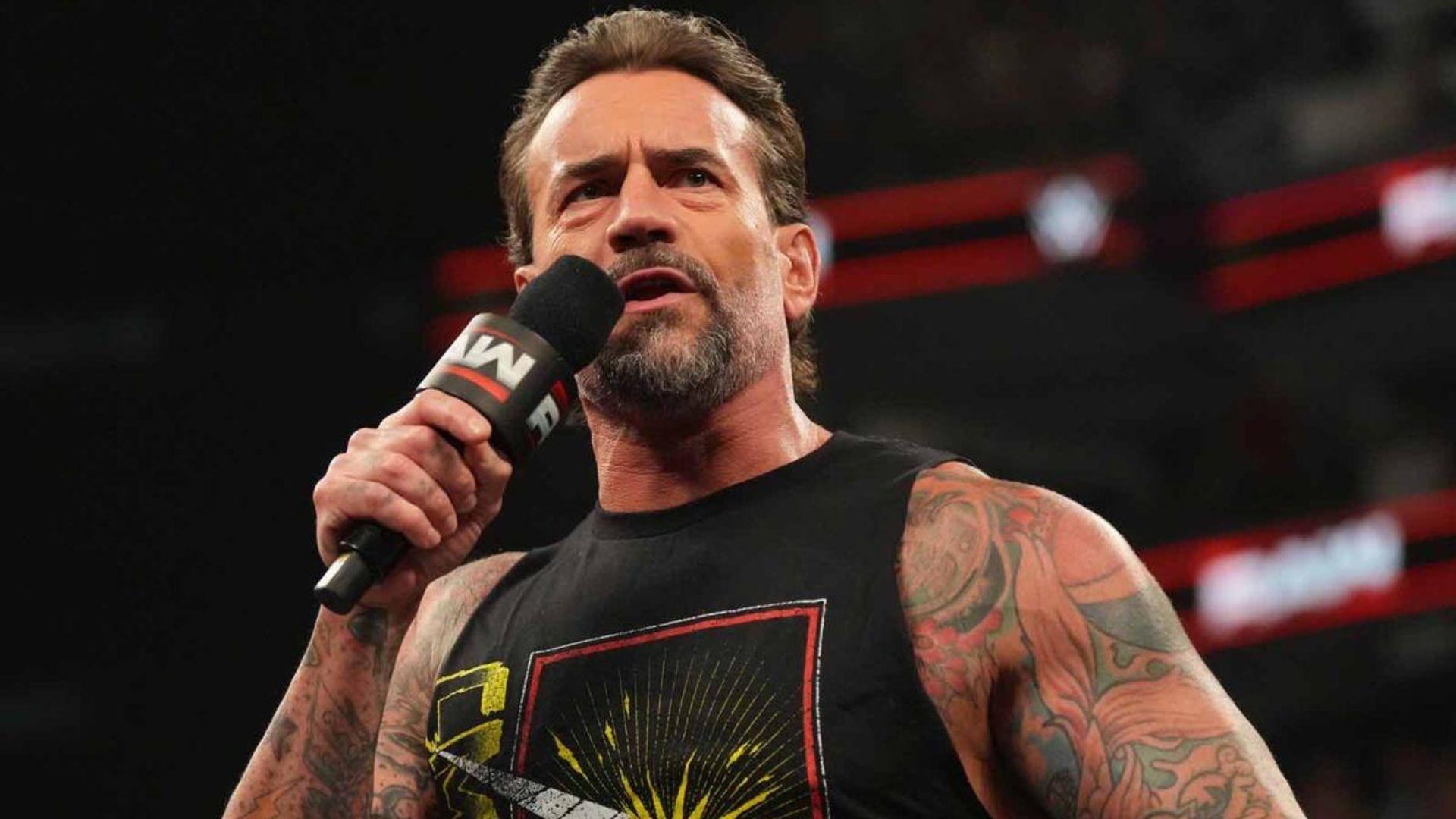 Punk appeared during last night