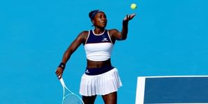 WATCH: Coco Gauff battles heavy rain to work on problematic serve under her new coach's watchful eye after major shake-up ahead of US Open
