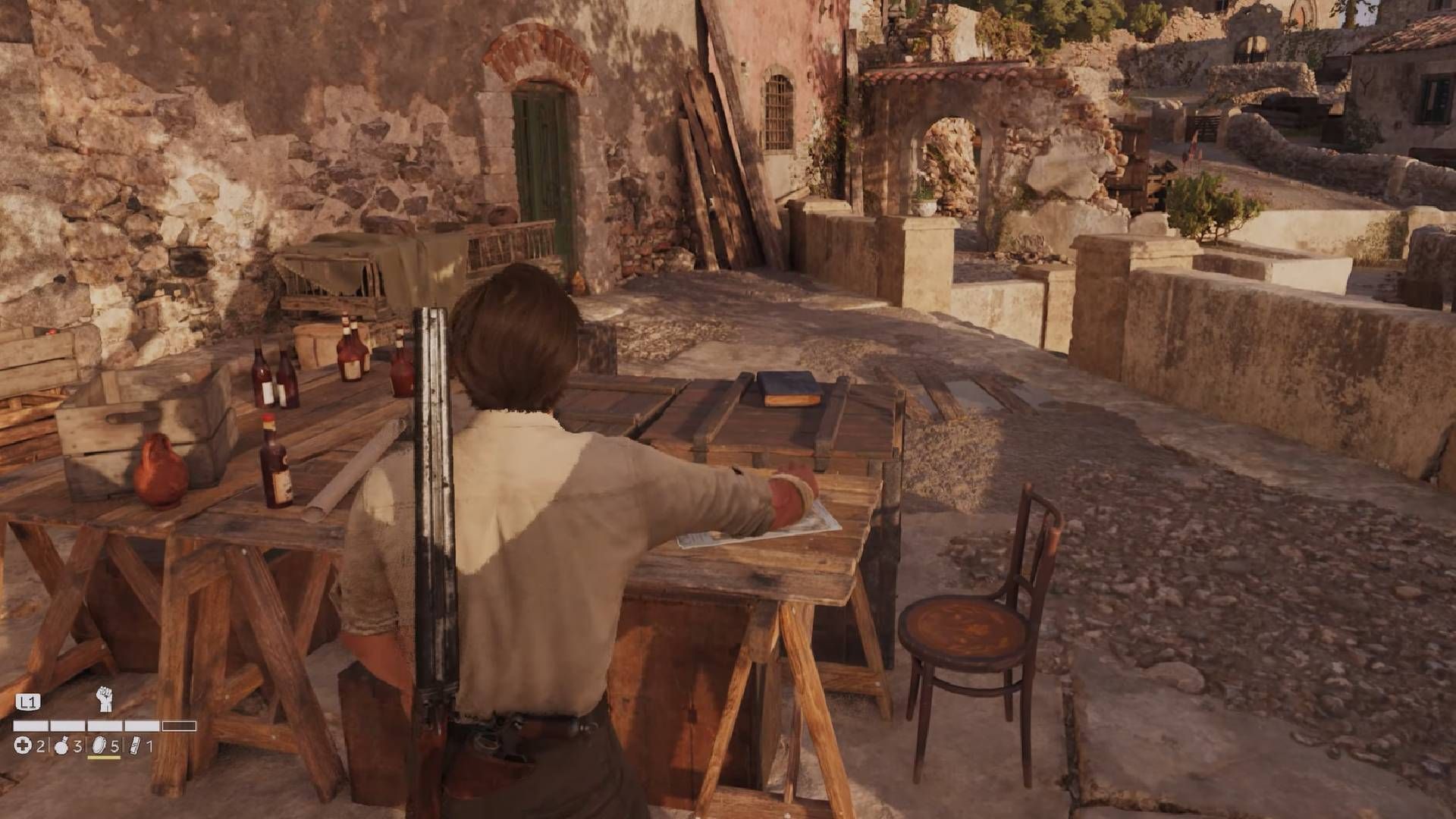 Police Shootout paper location in Mafia The Old Country (Image via 2K || YouTube/@100Guides)