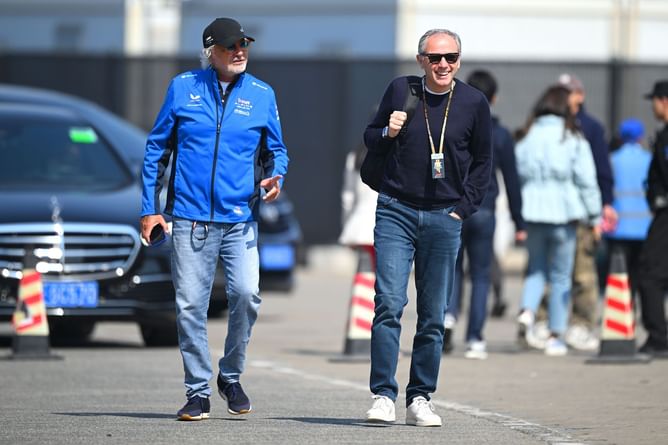 Former Red Bull boss likes Alpine's Flavio Briatore enjoying the summer break with F1 boss Stefano Domenicali