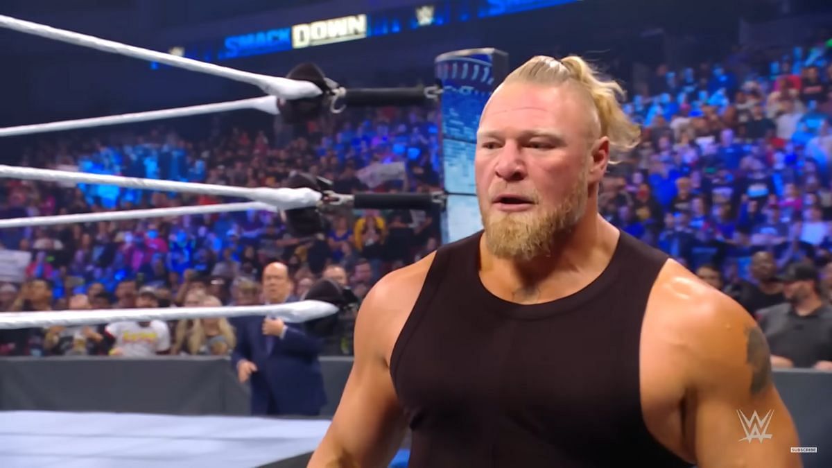 Brock Lesnar! [Image via WWE on YouTube]