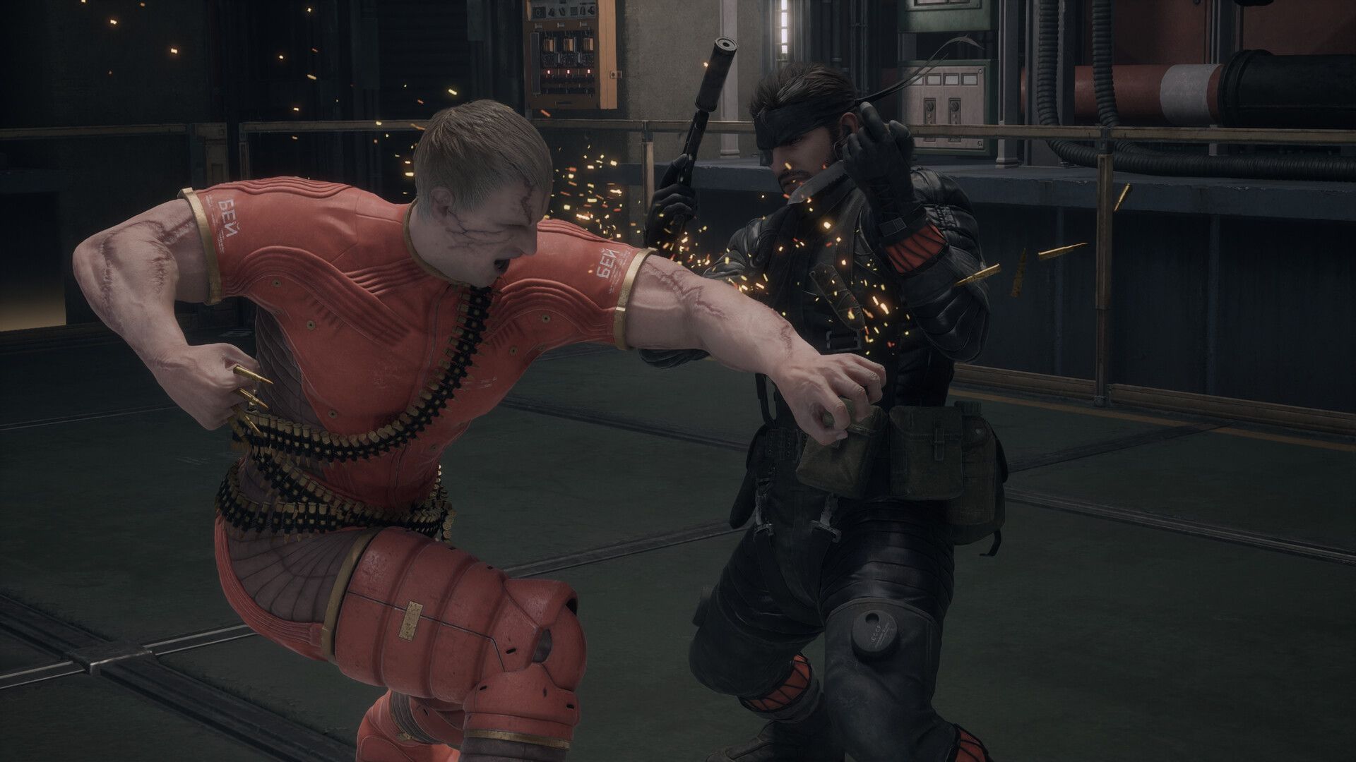 Combat in the game (Image via KONAMI)