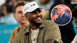"Fit in like he would anywhere": Jim Boeheim explains what made Carmelo Anthony an Olympic legend for Team USA (Exclusive)