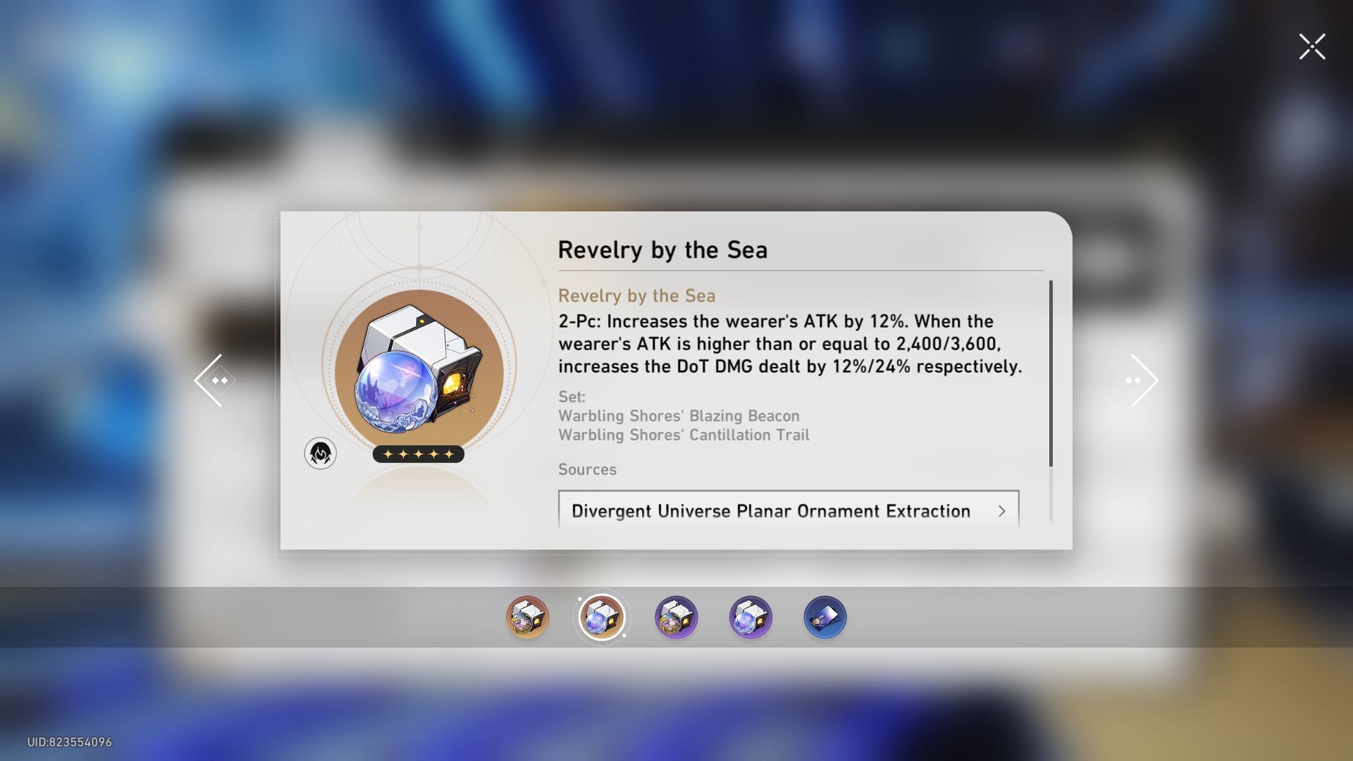 Revelry by the Sea set (Image via Sportskeeda Gaming || HoYoverse)