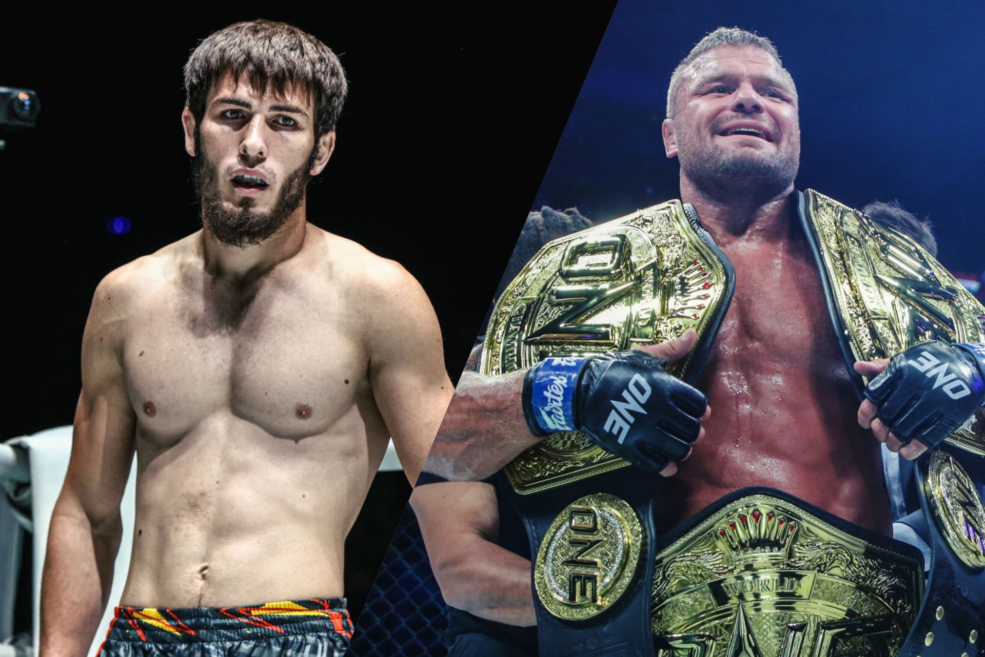 (From left) Ibragim Dauev and Anatoly Malykhin. [Images: ONE Championship]