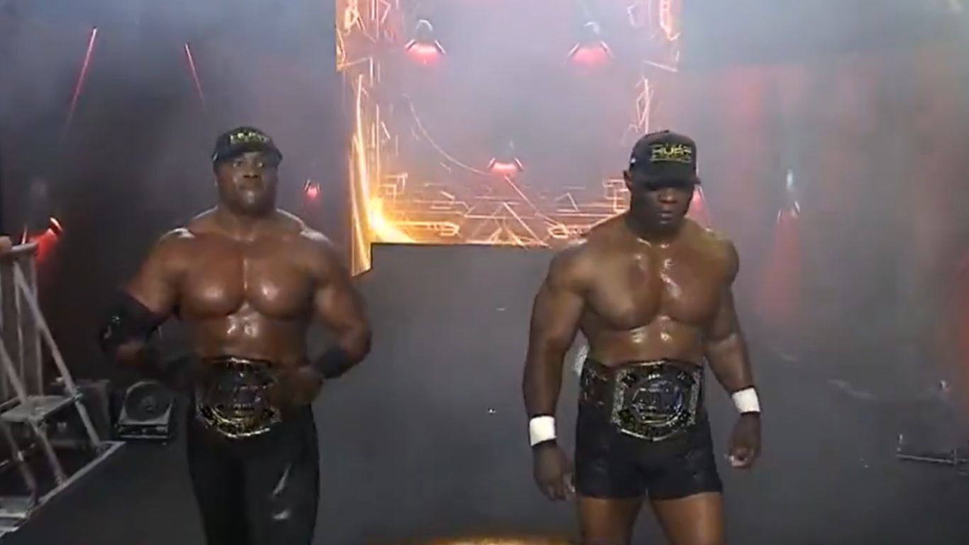 The Hurt Syndicate making their entrace at Forbidden Door [Image from AEW