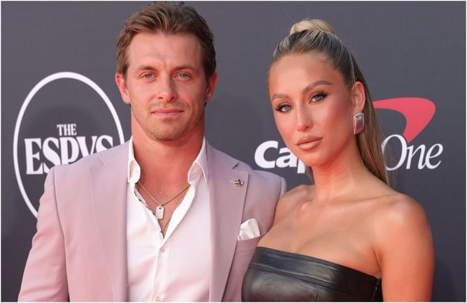 Braxton Berrios’ GF, Alix Earle, rocks bold red polka dot mini dress during sorority recruitment at University of Texas