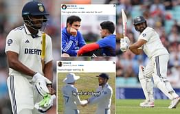 "Tap and run to dugout" - Top 10 funny memes from Day 1 of 5th ENG vs IND 2025 Test at the Oval
