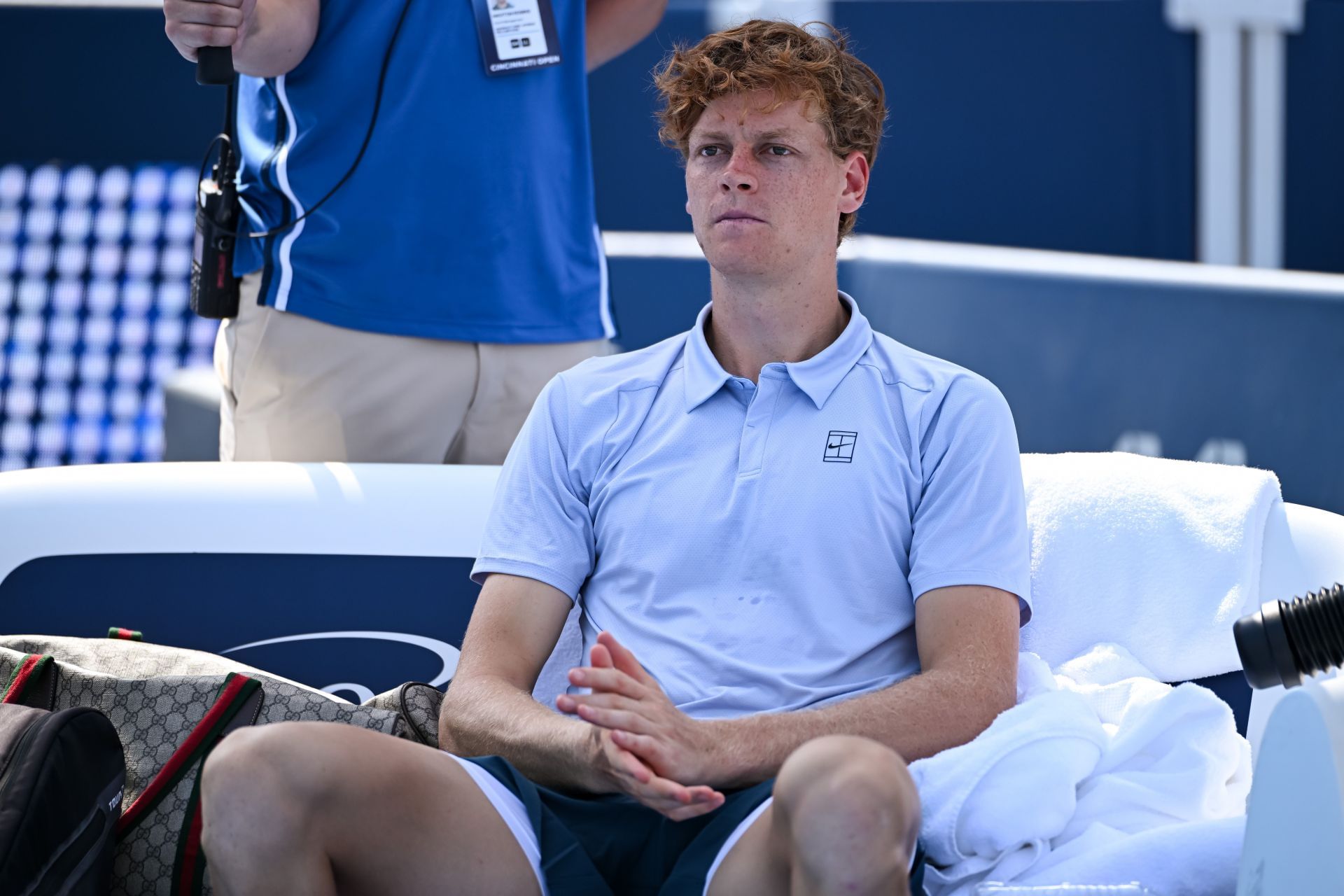 Jannik Sinner at the Cincinnati Open 2025 - Day 12 - (Source: Getty)