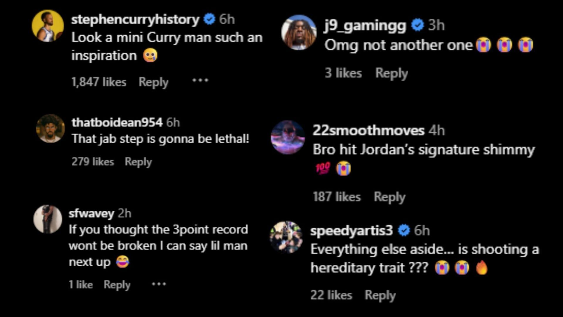 NBA fans in awe of Steph Curry&#039;s son Canon Curry pulling slick move in Warriors star&#039;s camp