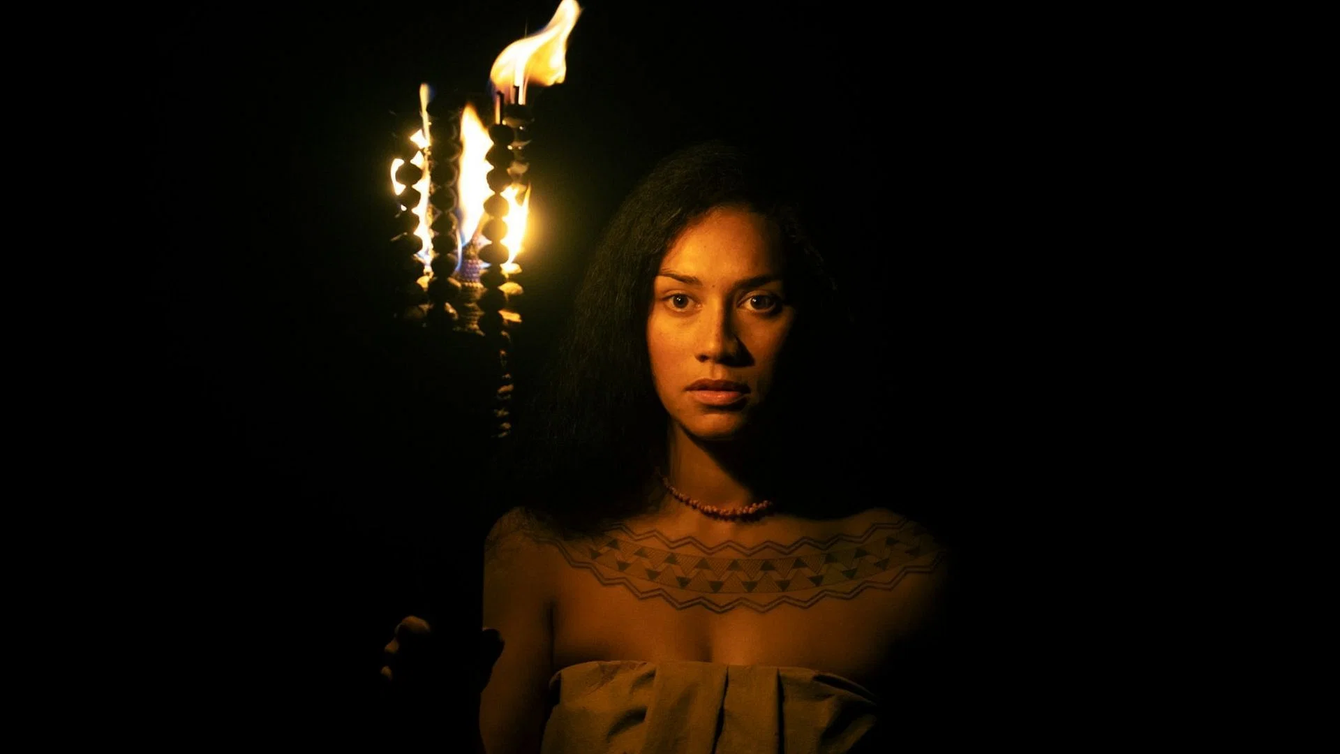 Luciane Buchanan stars as Ka&#039;ahumanu (Image via Apple TV)