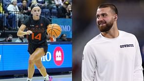 "Jake better ball out for you": College hoops fans react to Ex-Miami star Haley Cavinder's outfit for Cowboys training camp