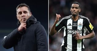 Gary Neville weighs in on Alexander Isak's possible Liverpool switch, gives his take on why the deal hasn't happened yet