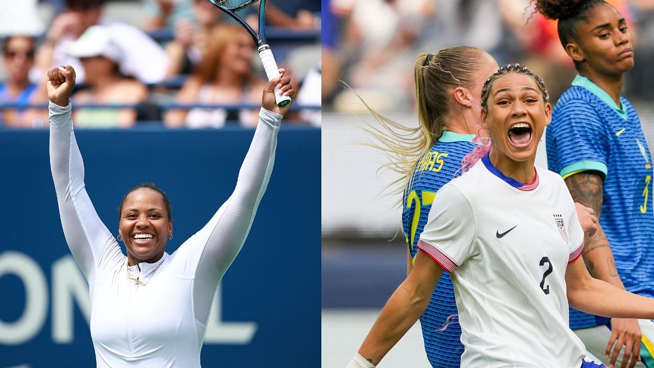 Taylor Townsend sends love to Ben Shelton's girlfriend Trinity Rodman as soccer star breaks down in tears after impressive NWSL comeback