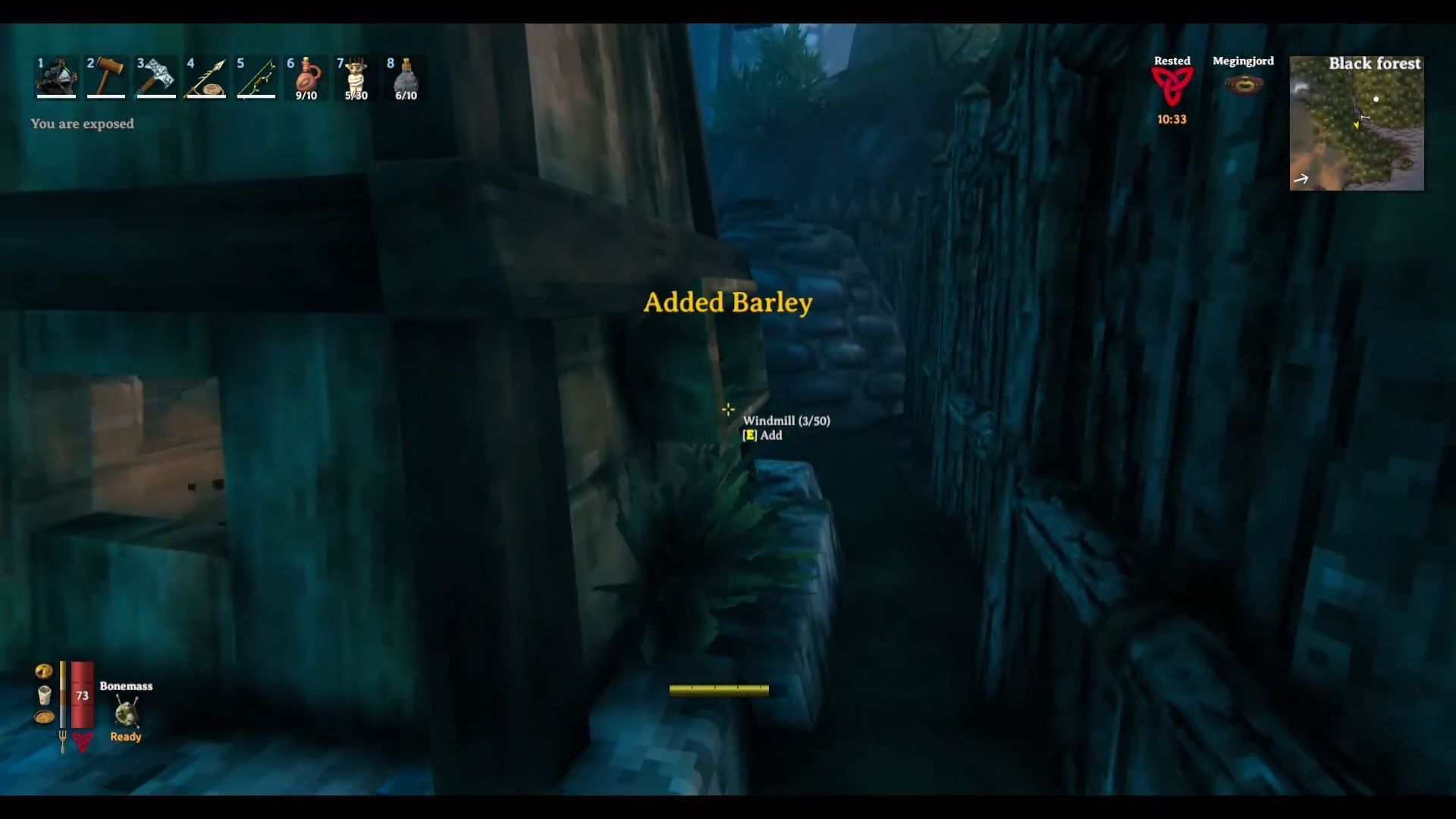 You&#039;ll need Barley Flour and a Cauldron (Image via Coffee Stain Publishing | YouTube/Furyous Gaming)