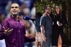 Aryna Sabalenka's boyfriend Georgios awestruck by Carlos Alcaraz at US Open, and it's not because of his buzzcut