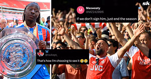 “If we don’t sign him, just end the season”, “Bring him home” - Arsenal fans react to transfer response from Eberechi Eze after Community Shield win