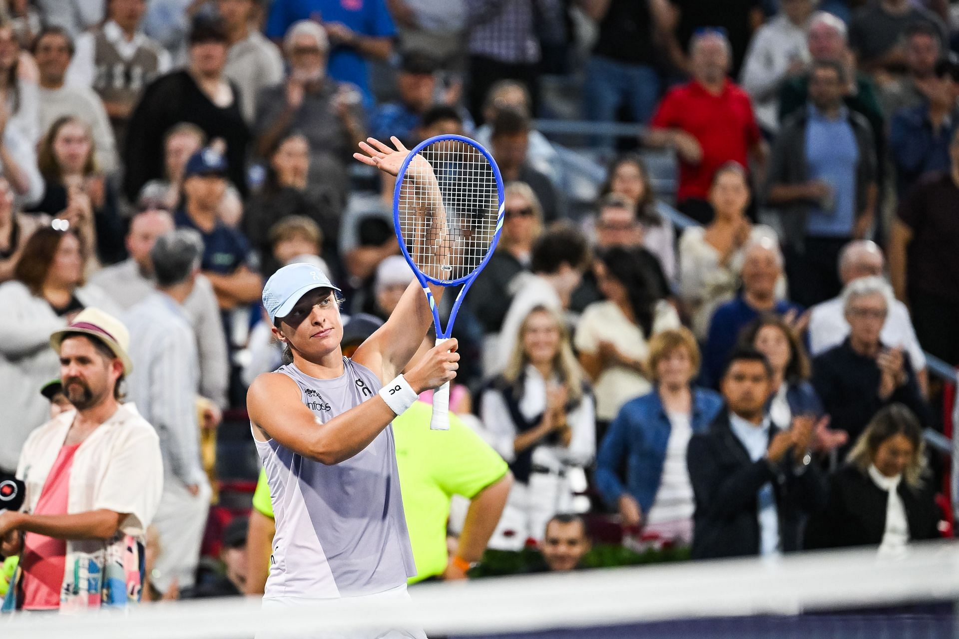 Swiatek is on a nine-match winning streak. (Source: Getty)