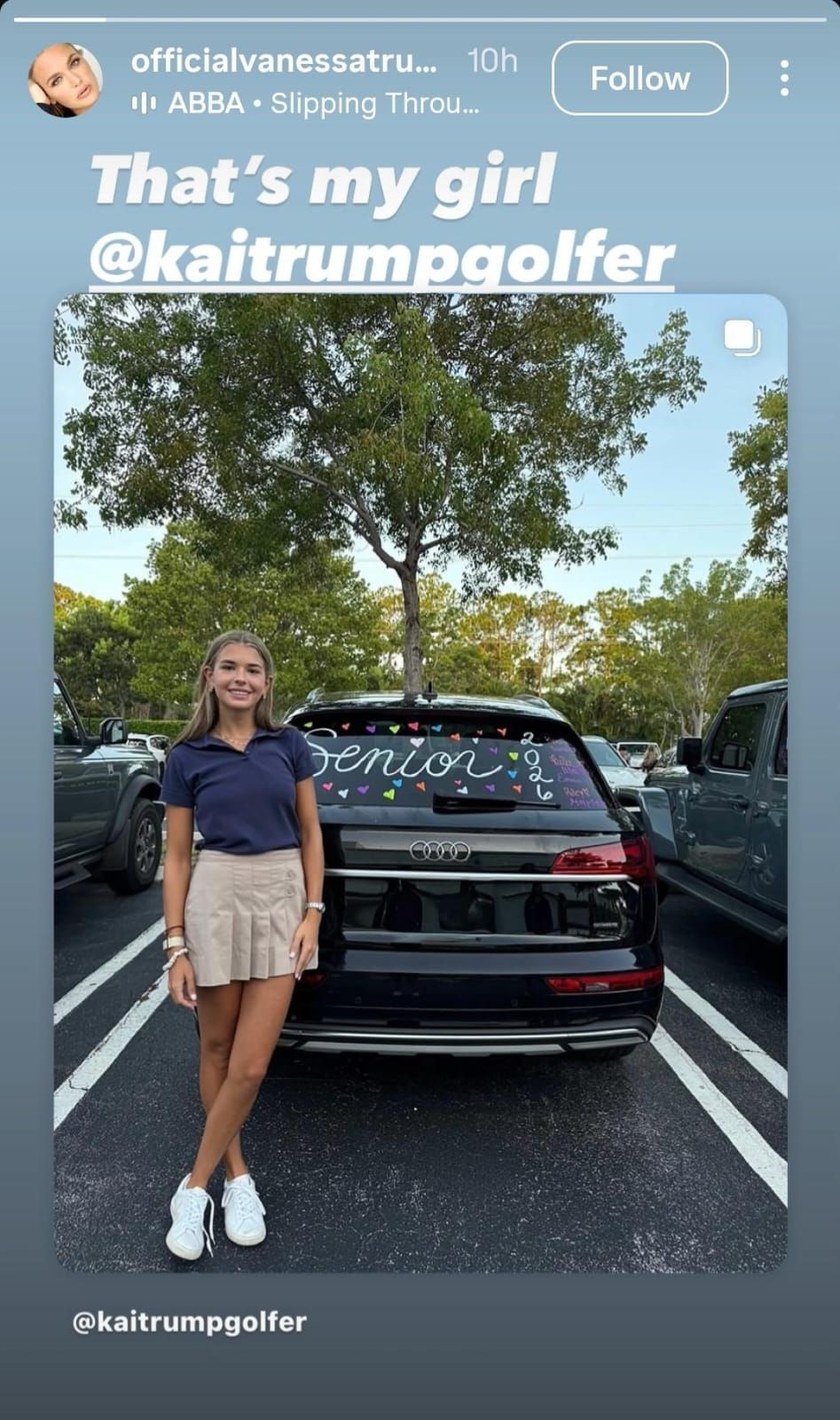 Kai Trump (Vanessa Trump&#039;s Instagram story)
