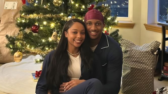 Michael Penix Jr's fiancée Olivia Carter sends special message to QB ahead of Falcons vs Lions preseason clash