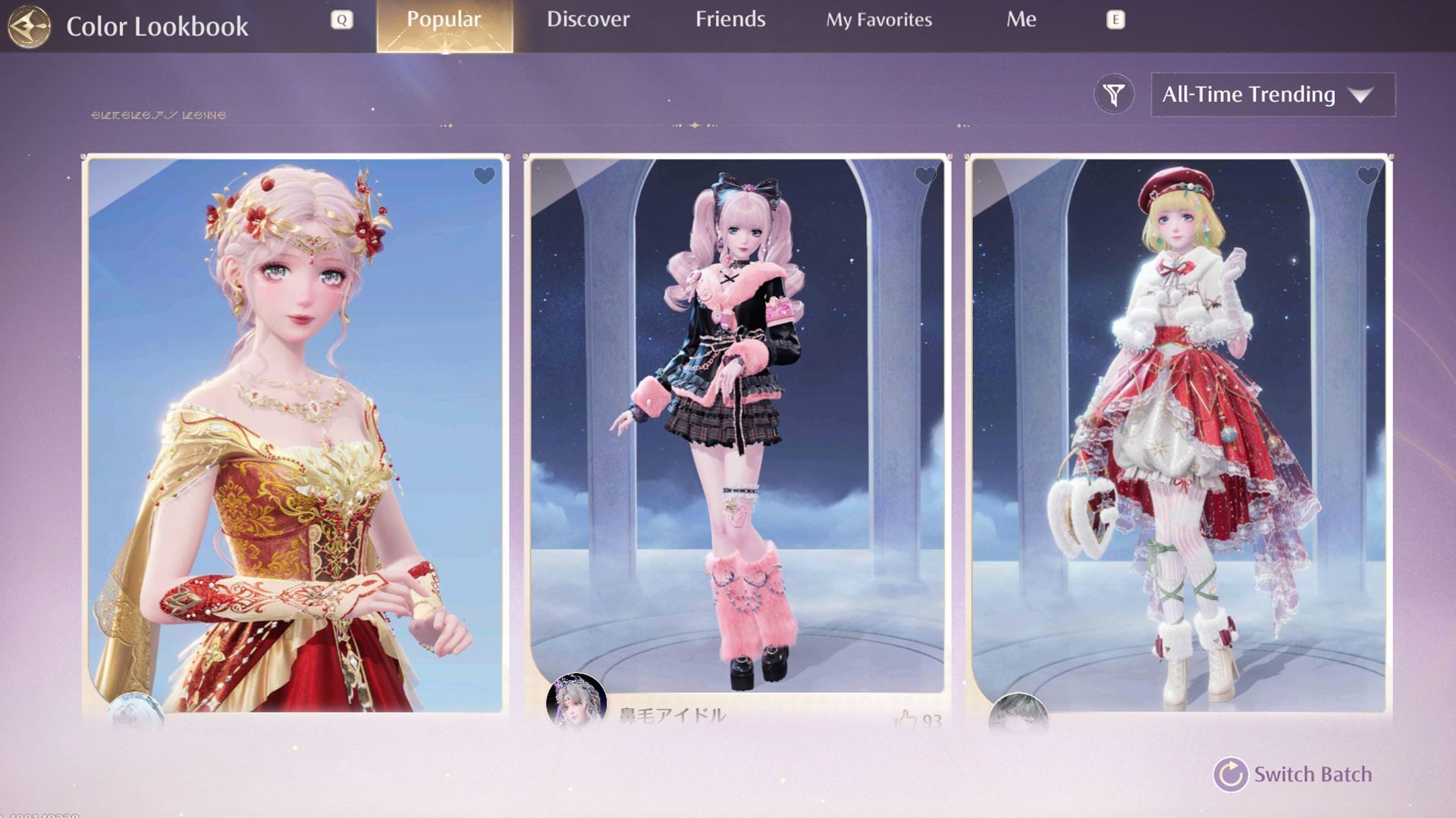 Color Lookbook in Infinity Nikki (Image via Sportskeeda Gaming/Infold Games)