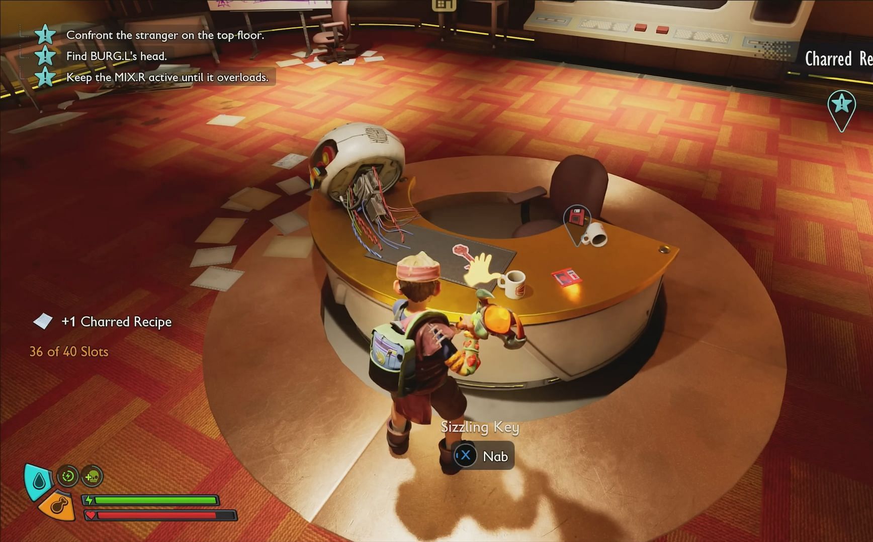 Pick up the Sizzling Key after you defeat the bosses (Image via Xbox Game Studios || YouTube/LunarGaming)
