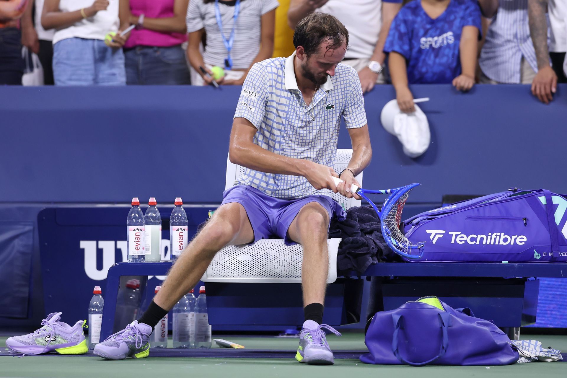 Daniil Medvedev at the 2025 US Open - Source: Getty