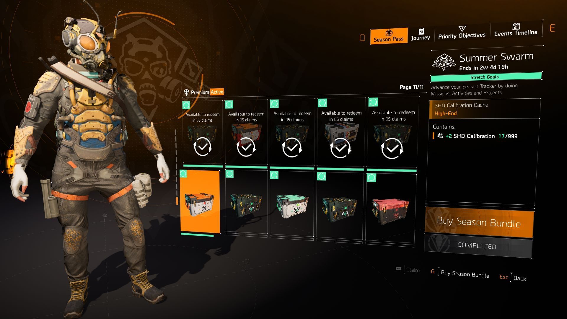 All Stretch Goals tracks and their rewards.