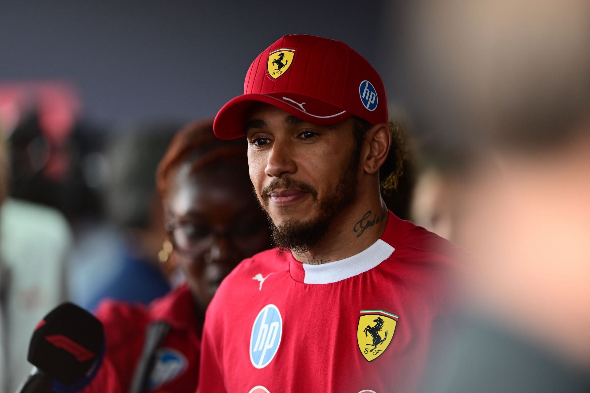 Lewis Hamilton after the 2025 F1 Grand Prix of Hungary - Source: Getty