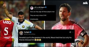 “Messi tried but only his friends followed”, “Unbelievable” - Fans react as Cristiano Ronaldo-led Al-Nassr reach agreement to sign 29-year-old