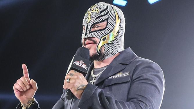 Rey Mysterio spotted unmasked ahead of WWE Clash in Paris