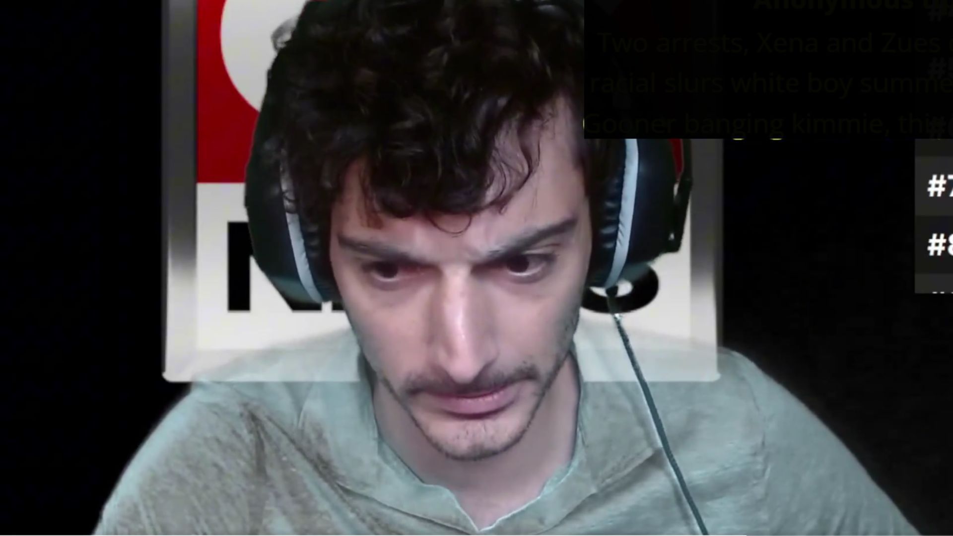Ice Poseidon during a livestream (Image via @RandomGamerTRGD/X)